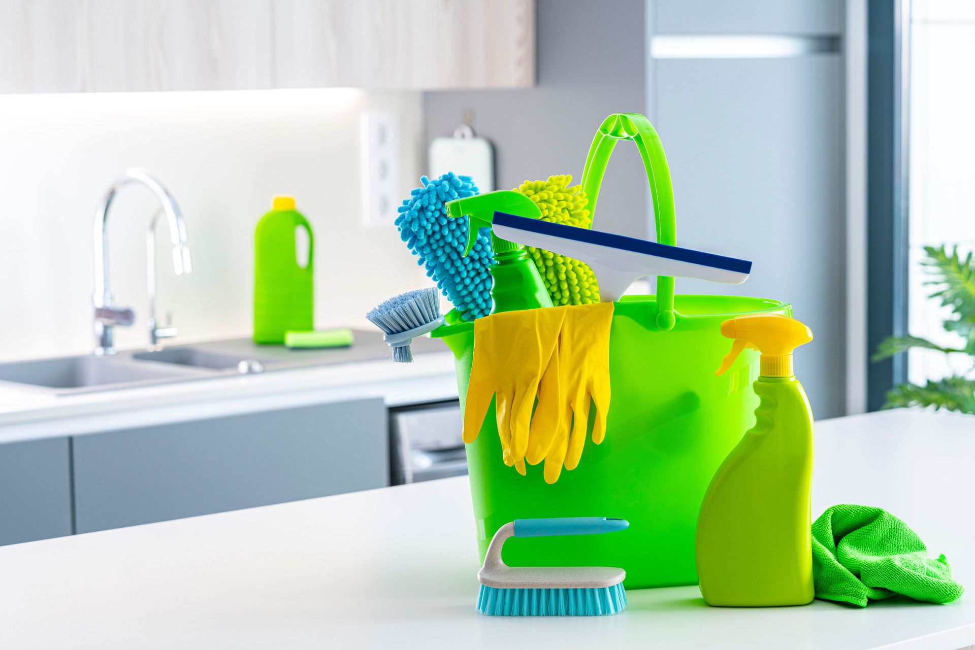 Household cleaning products and tools